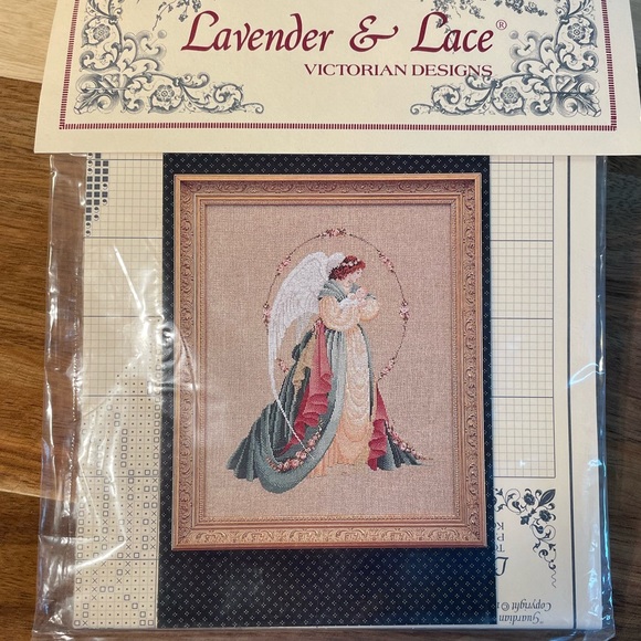 Lavender & Lace THE WEDDING Cross Stitch Pattern Chart LOT of 3 Patterns NWT - Picture 5 of 8